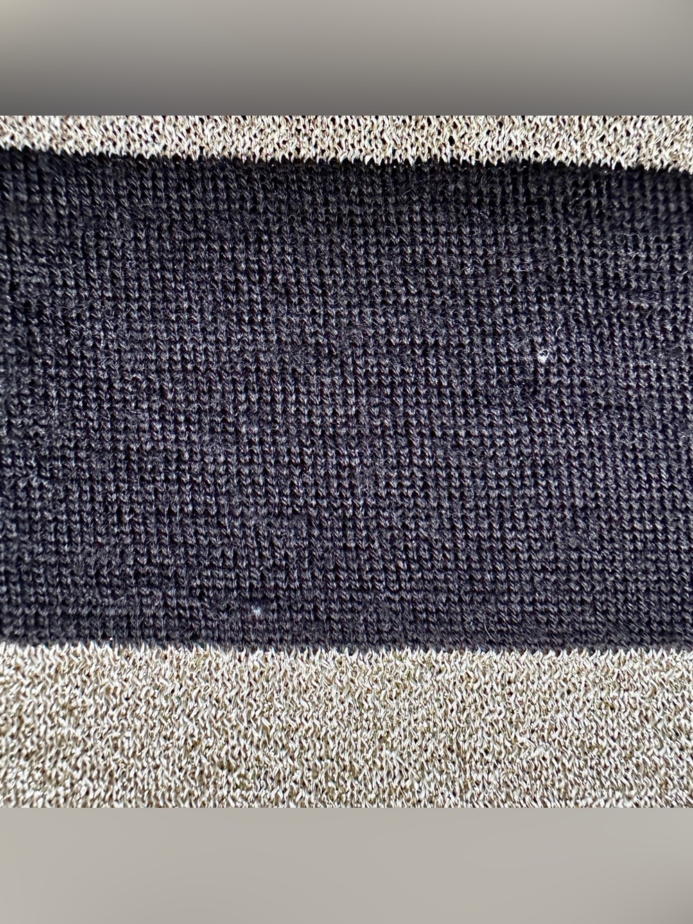 Ann Taylor Merino Wool Cardigan | Size M | Metallic Gold and Black Wool | Beauty - Picture 9 of 11